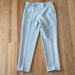 Men's Elegant Light Khaki Dress Pants